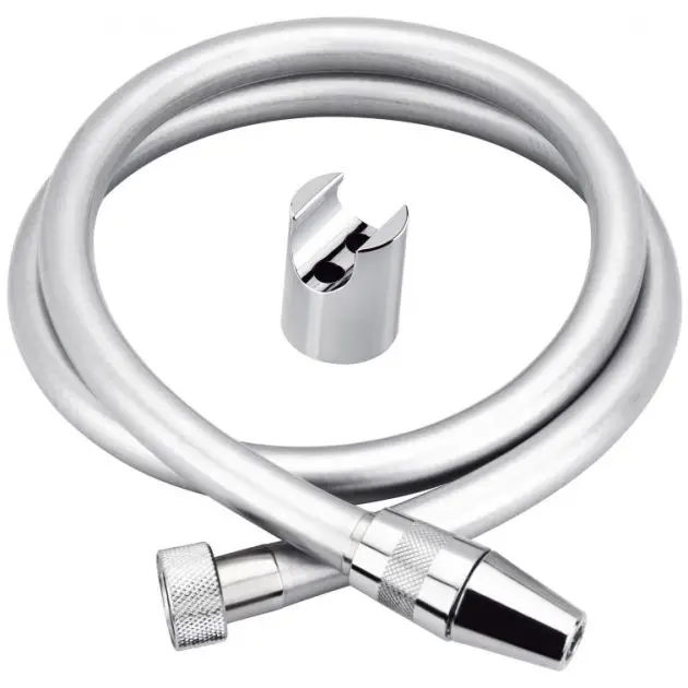 Flexible de toilette argent Bizerte 1M
